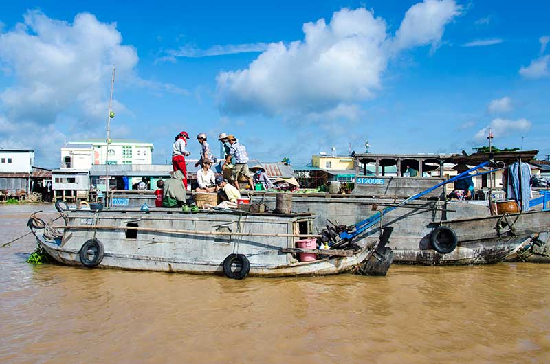76 - Vietnam - delta del Mekong - mercado flotante de Cai Be